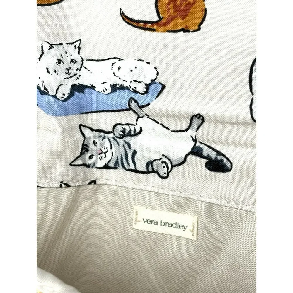 Vera Bradley A Cat’s Life Small Tech Sleeve Cotton Up To 13 in Laptop Cat Lover